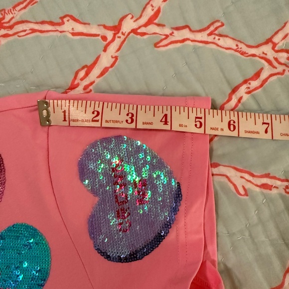 💖Queen Of Sparkles Sequin Candy Heart Tee XS 💖 - Picture 10 of 11